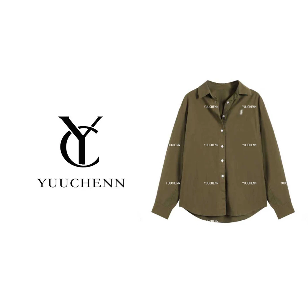 YUUCHENN 常规款法式垂坠衬衫衬衣秋季时尚设计感WW-25MZ-M26230