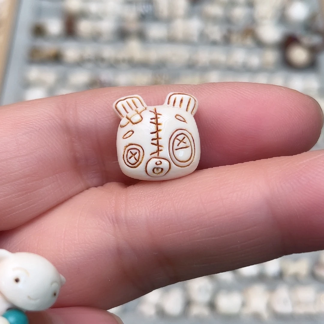 猛犸象牙手串/手链/手镯熊头