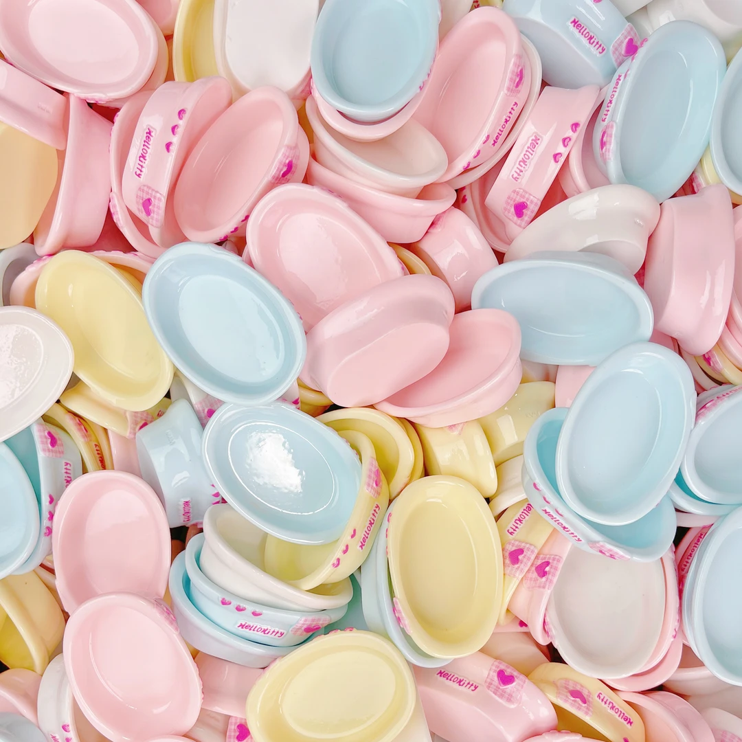 【妮梦梦定制】 泡泡浴缸 捏捏底托 亮面DIY树脂配件非餐具