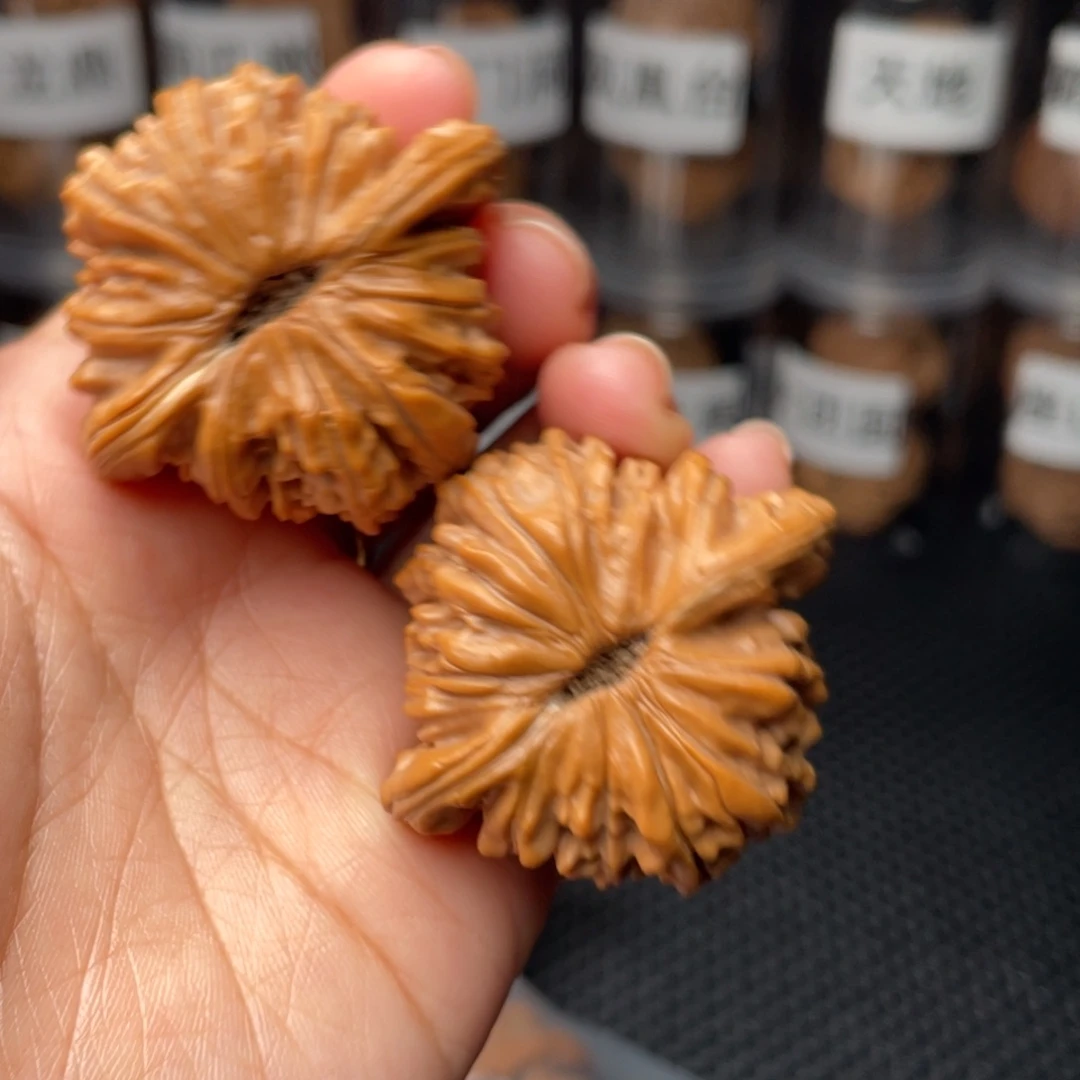 文玩核桃把件t****y全品44蓟县楼