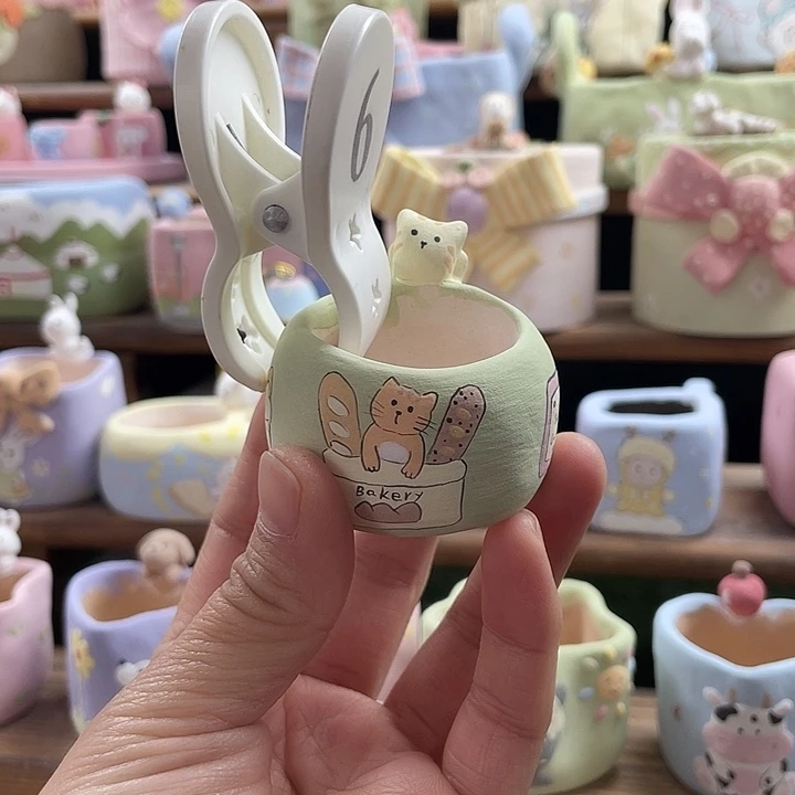6…..手工手绘花盆