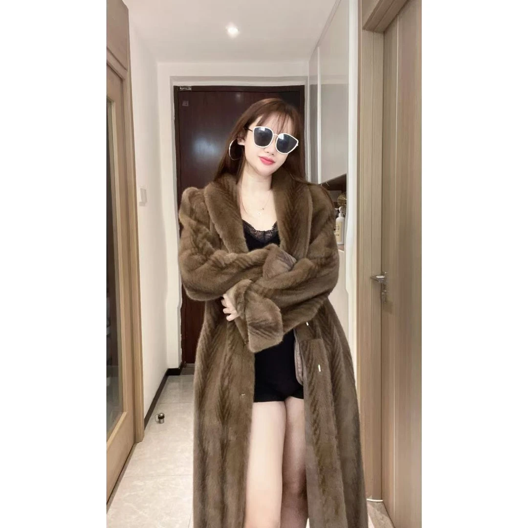 苏黎世大衣 2025秋冬复古奢华高级感大衣冬季毛毛外套女