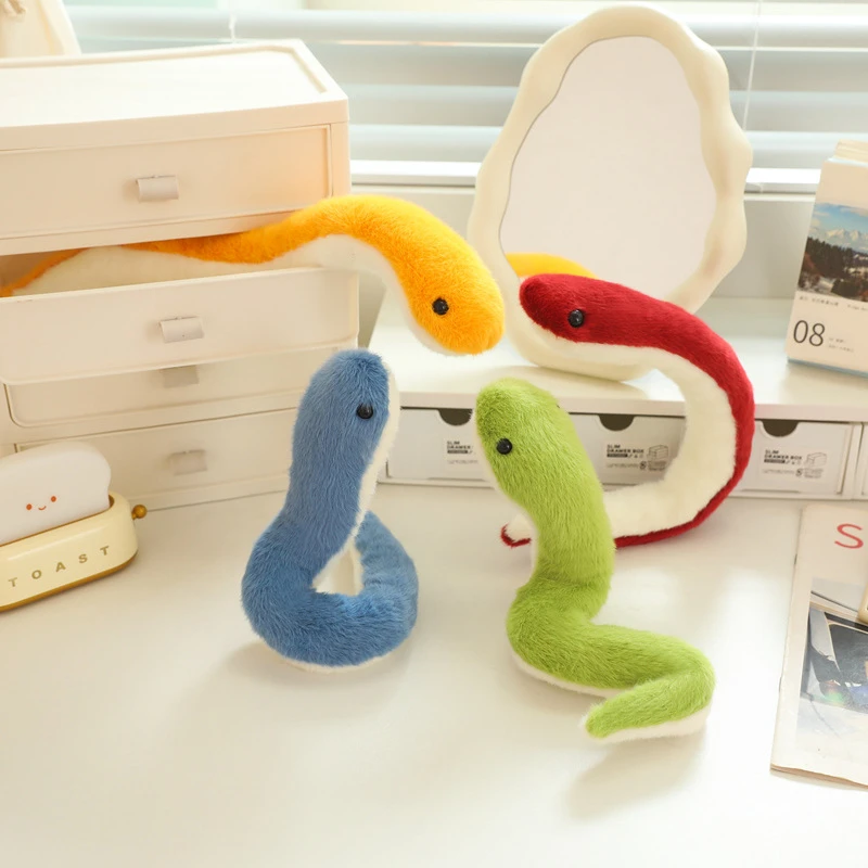2025蛇年吉祥物公仔毛绒玩具趣味扭扭小蛇可手动凹造型蛇玩偶礼物