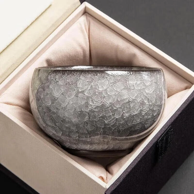 建盏茶杯高档主人杯单杯汝窑陶瓷功夫茶具男士喝茶碗商务伴家用茶