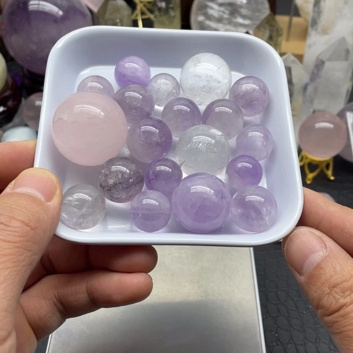 水晶7未镶嵌肚***妹天然水晶