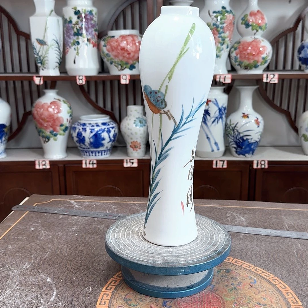 摆件景德镇陶瓷美竹