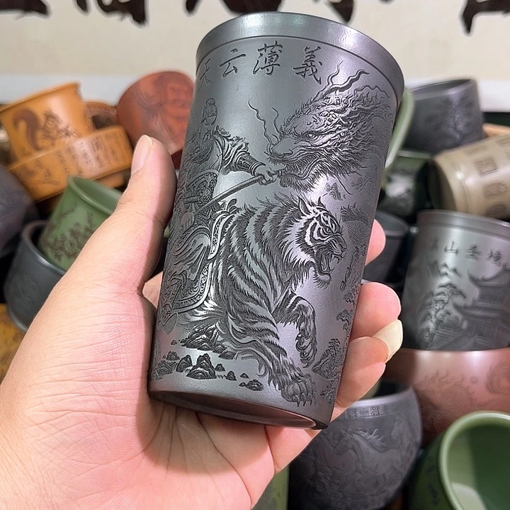 茶杯紫砂全手工紫砂主人杯