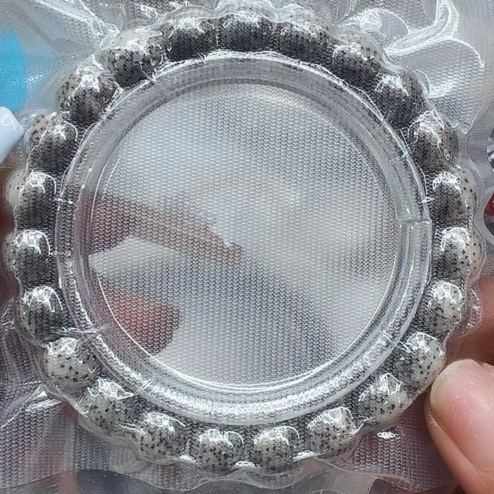 星月菩提手串393高端黑灰星月菩提10桶单圈