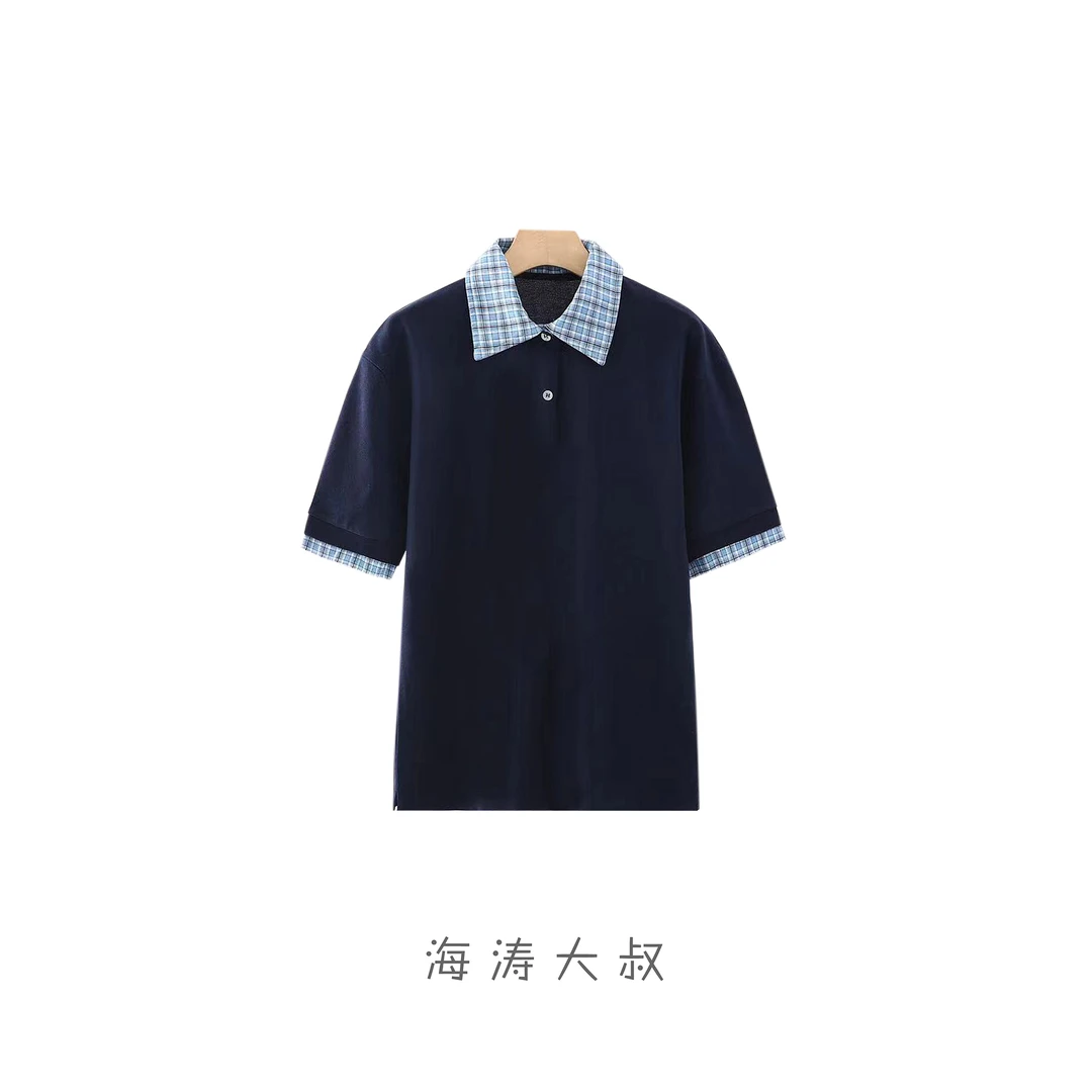 【618大促】POLO领学院风撞色短袖 VW2588