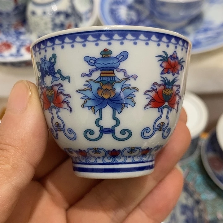 摆件陶景德镇陶瓷主人杯2334