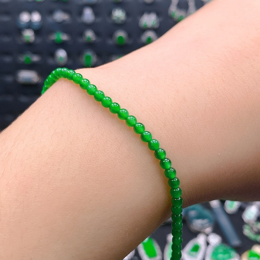 翡翠未镶嵌吊坠(不含链)手串3