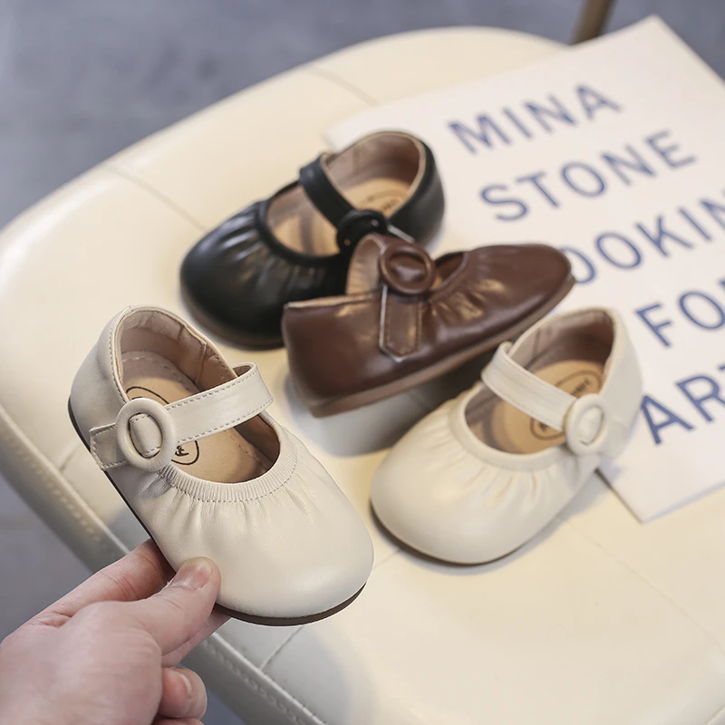 学步鞋小童1-3岁鞋新款春秋软底女宝宝公主皮鞋2025鞋婴儿