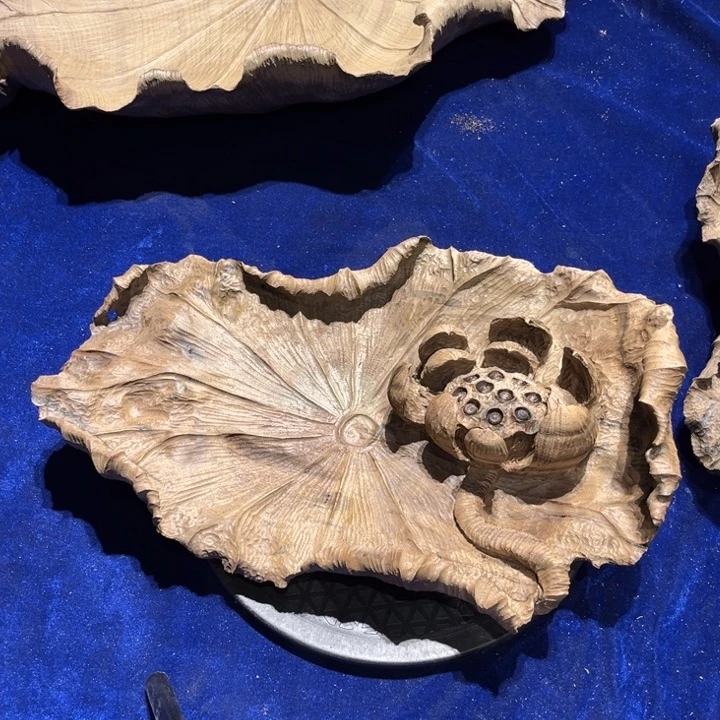 清***荷金丝楠金丝楠木手工制作