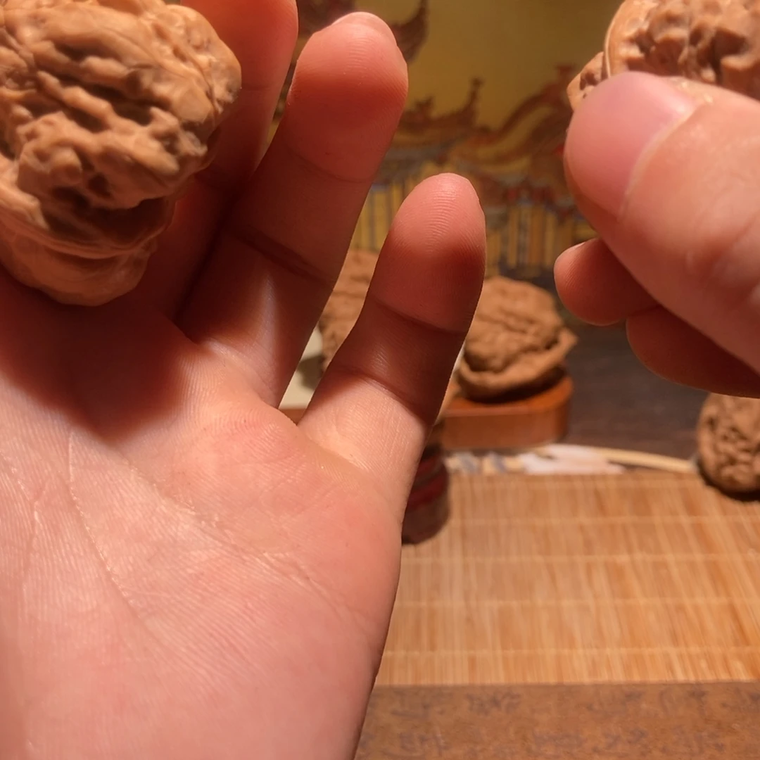 大***几文玩核桃吊坠蛤蟆头D38