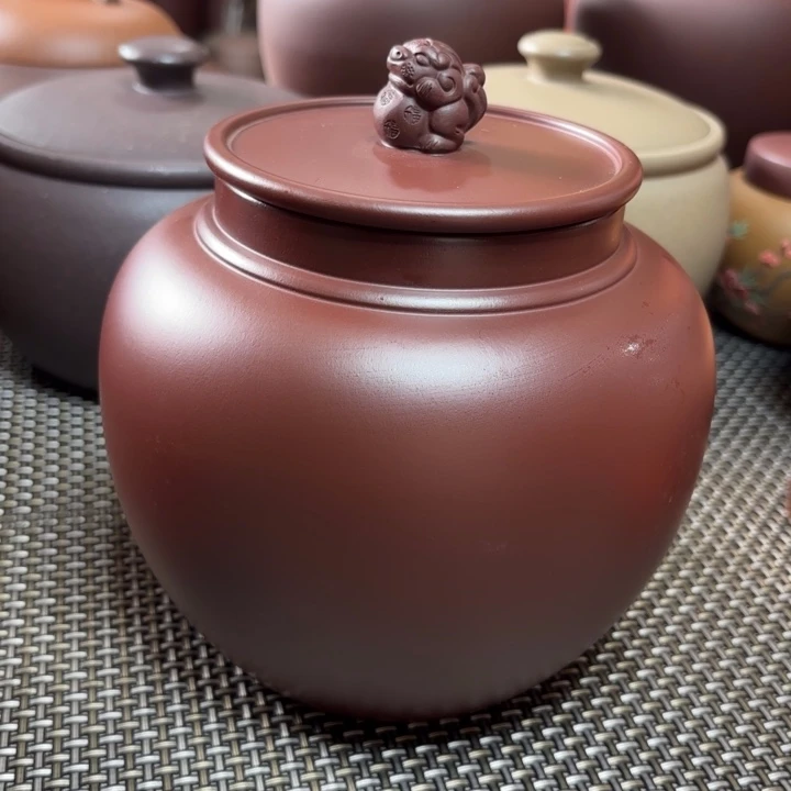 紫砂茶叶罐中高端紫砂茶叶罐