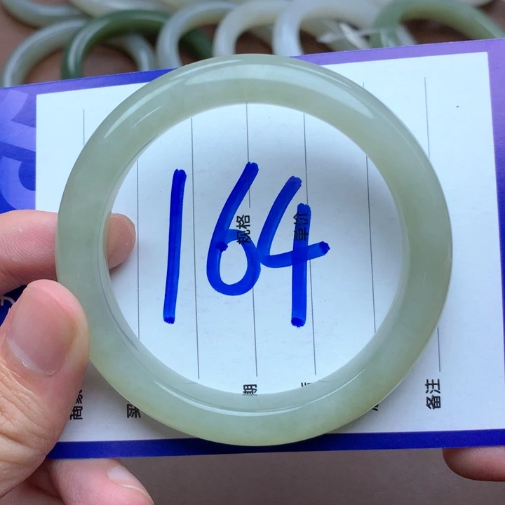 和田玉手镯未镶嵌55