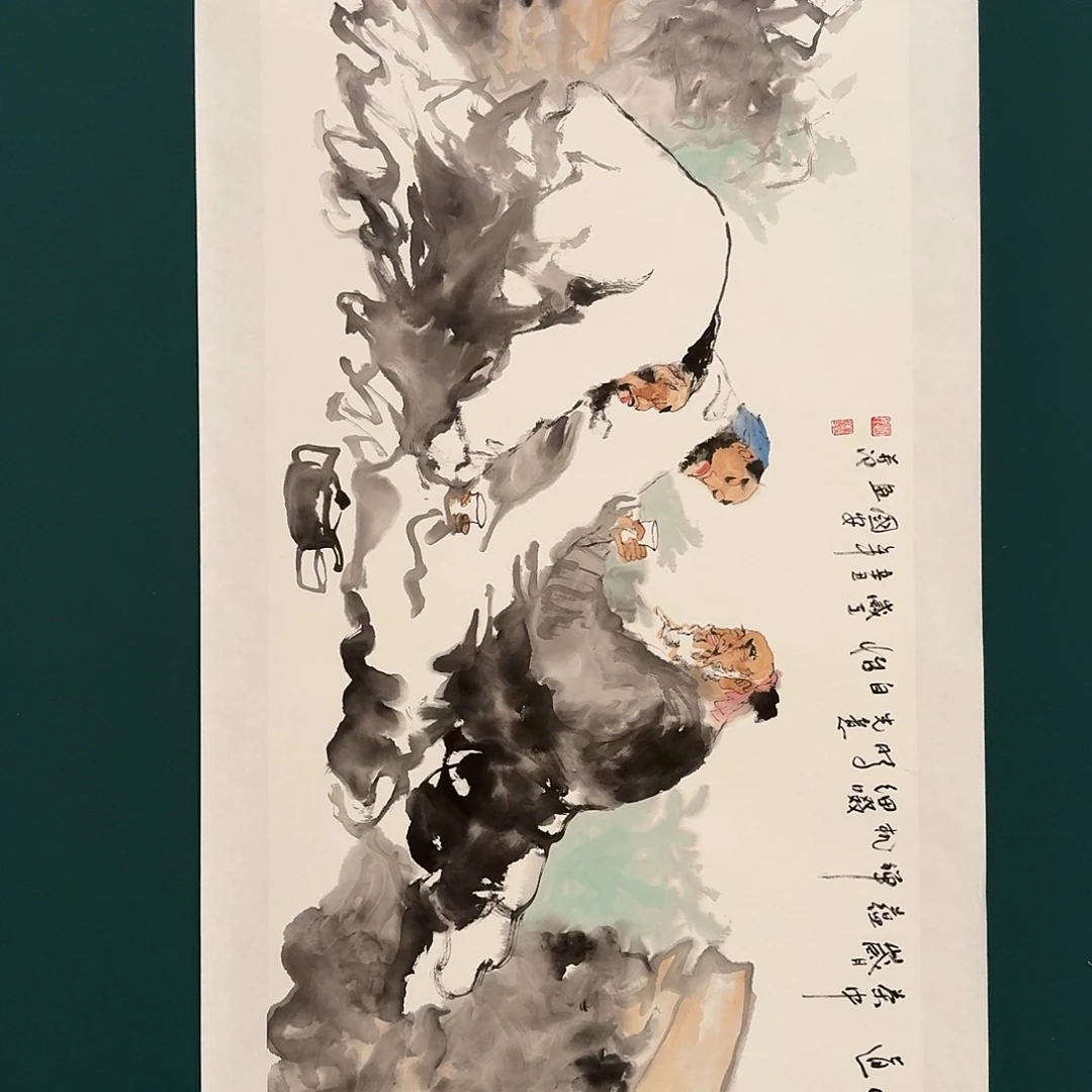 国画丁老师的作品