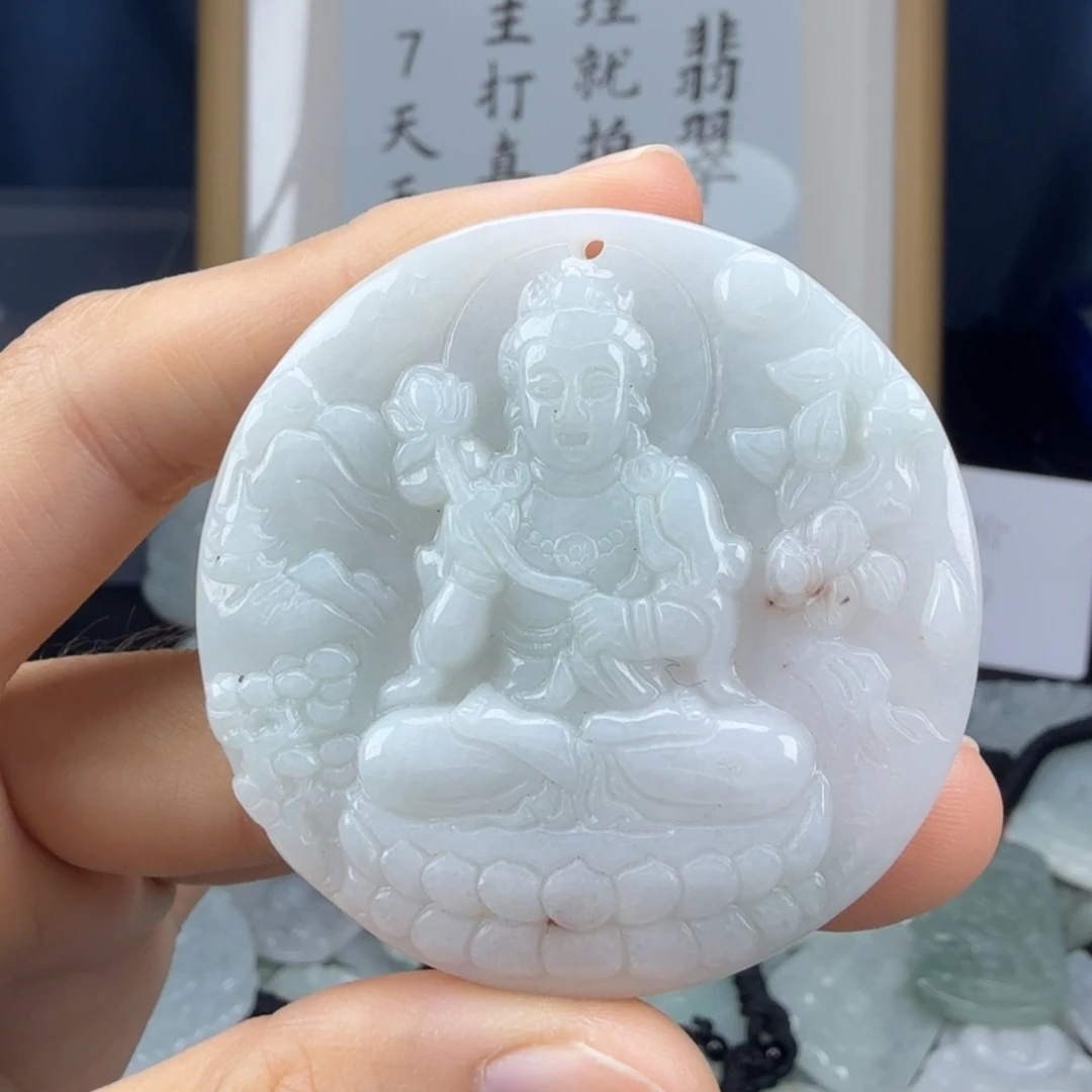 翡翠未镶嵌颈饰翡翠