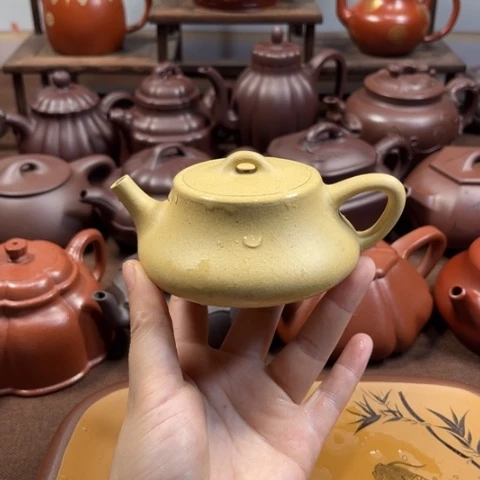 茶壶紫砂共***量原矿本绿140毫升