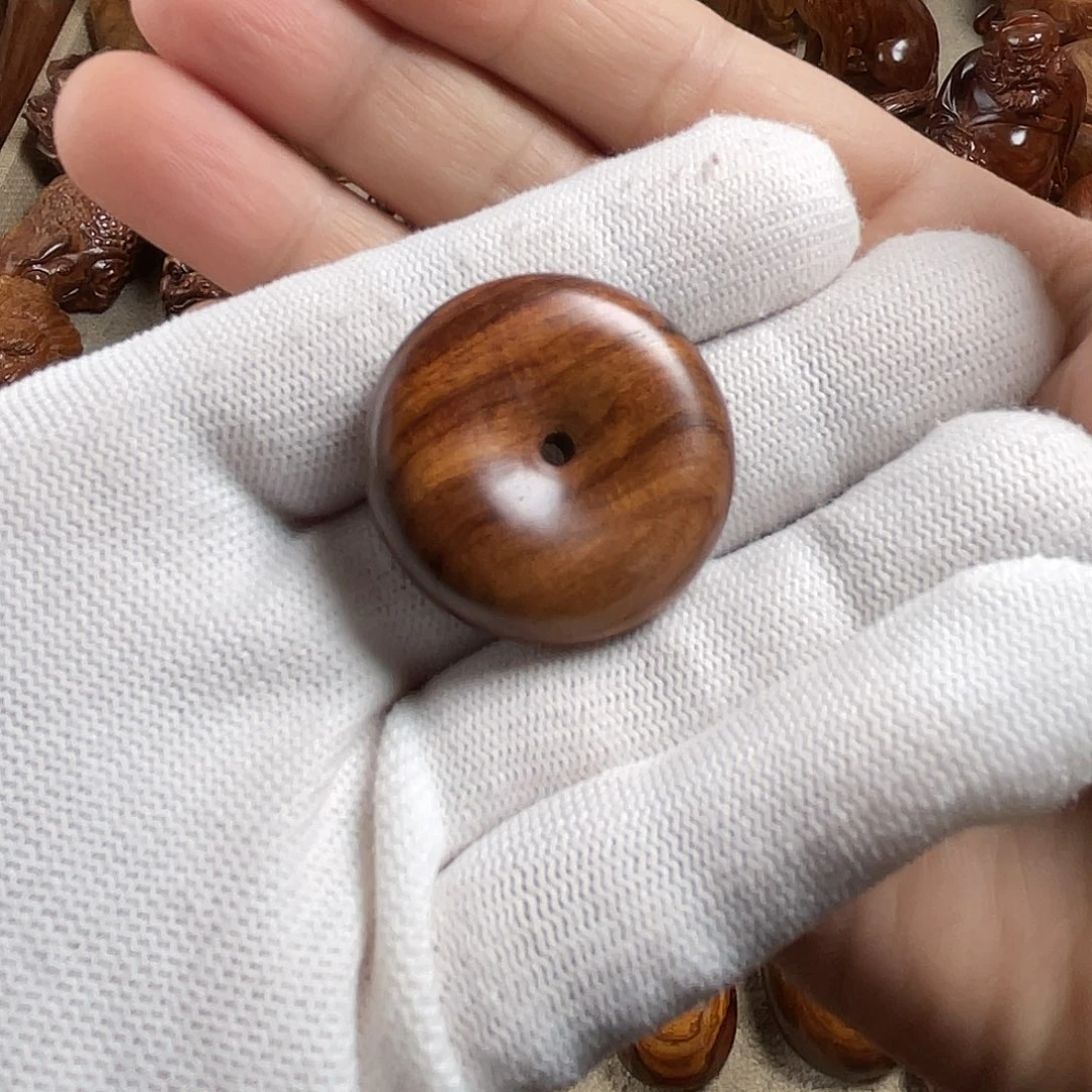 黄花梨/降香黄檀平安扣挂件