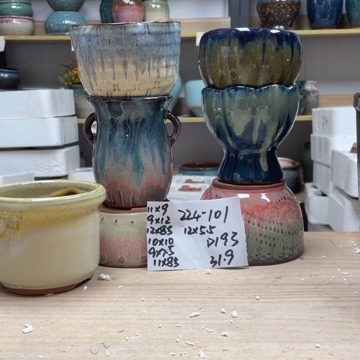 紫砂花盆多肉花盆微瑕101