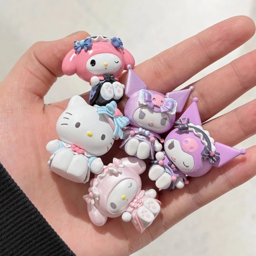 三丽鸥甜蕾少女萌趣豆hellokitty萌粒潮玩摆件