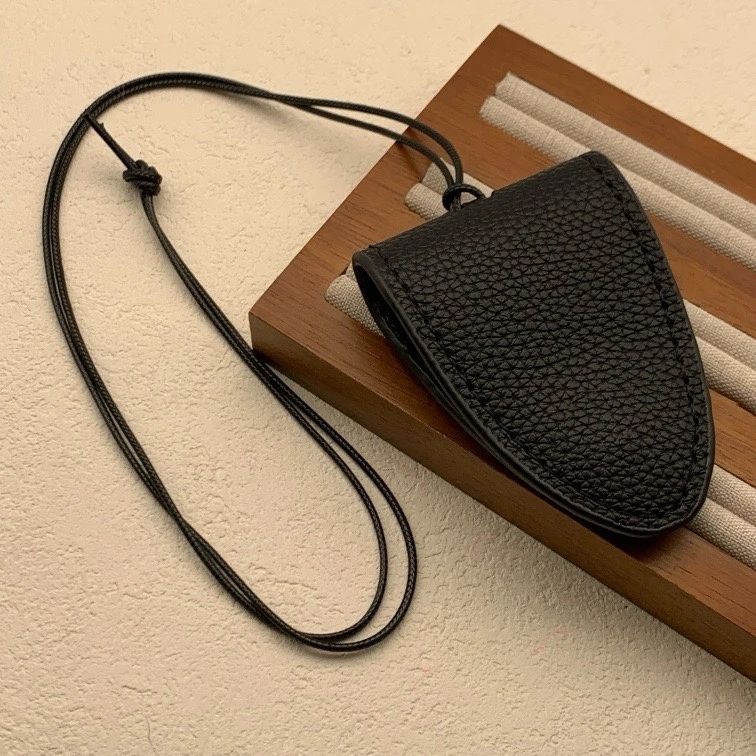 非金属棉绳项链 高级感皮带绳挂脖磁吸眼镜收纳夹挂绳配饰