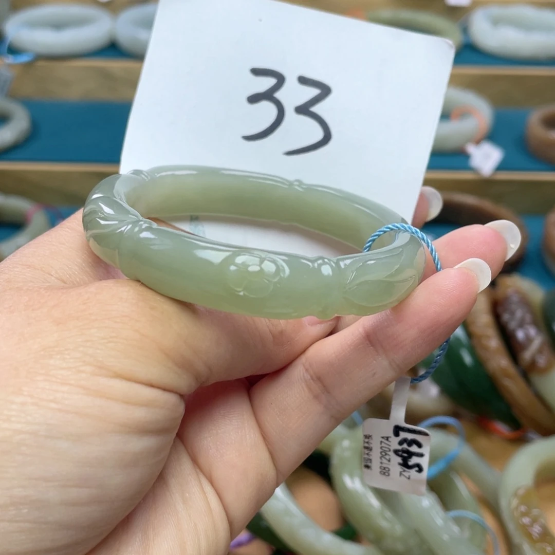 未镶嵌手镯和田玉圈口55
