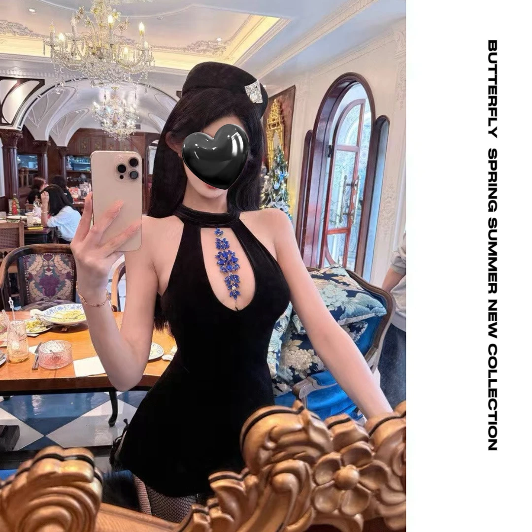 Fancycharm 【点金枝】气质性感新中式风连衣裙