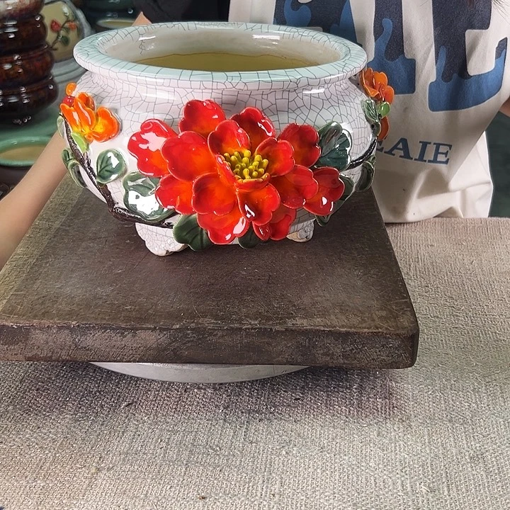 泳坤堂石湾盆陶瓷