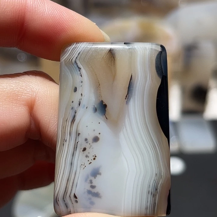 玛瑙/玉髓玉牌未镶嵌