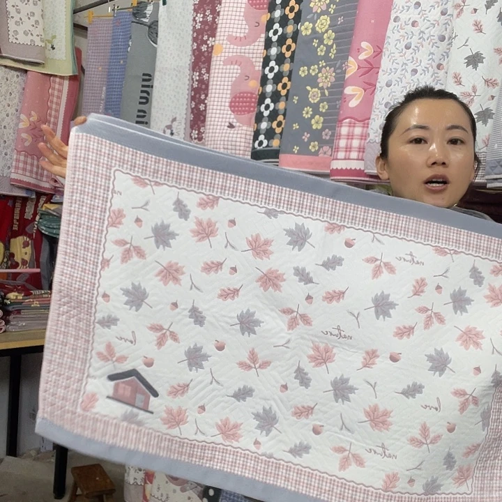 棉特价灰色小枫叶