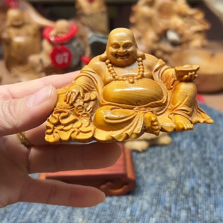 柏木太行崖柏手把摆件