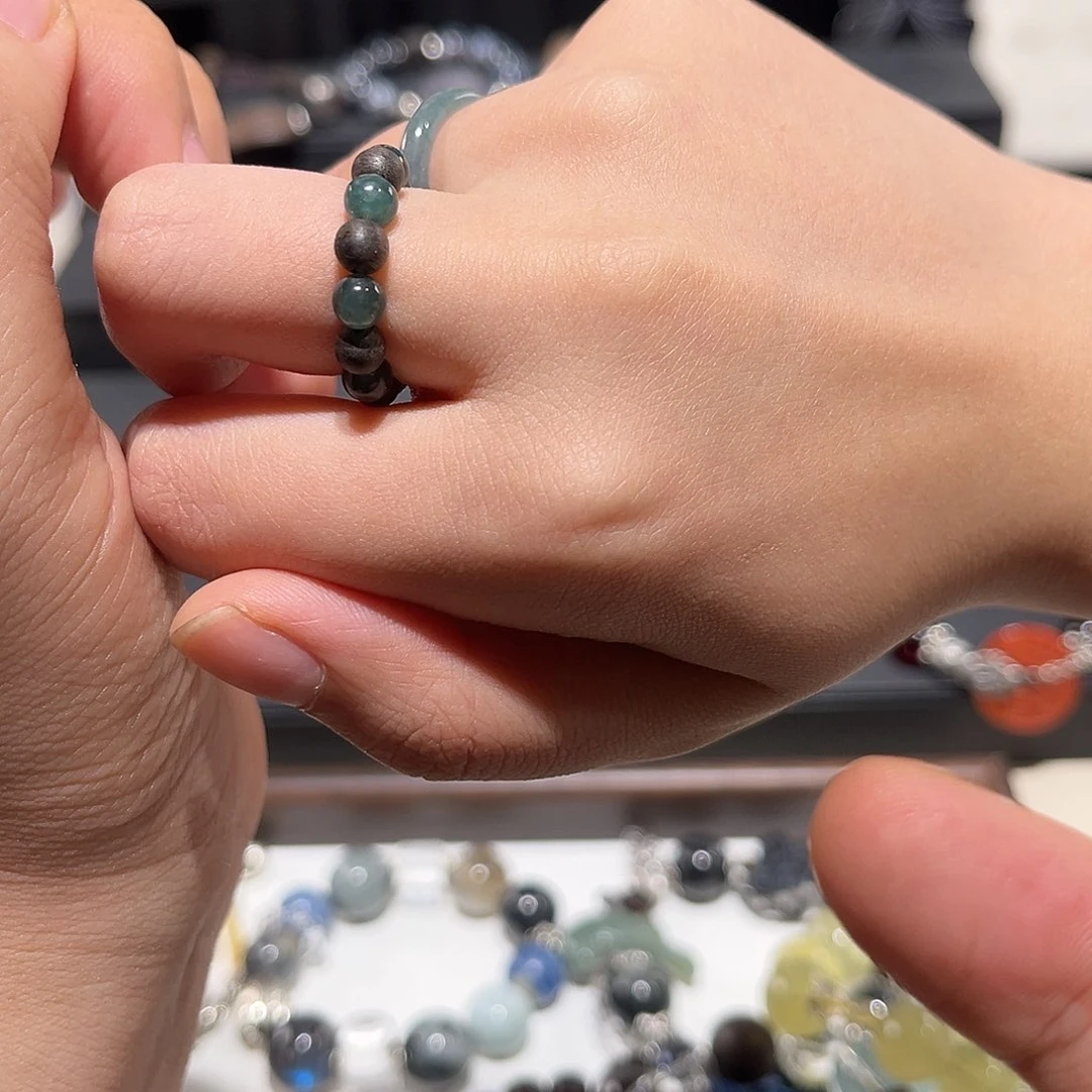 翡翠戒指未镶嵌闪电购01