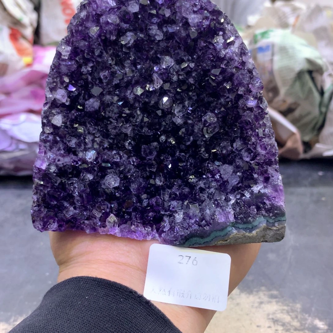 紫晶摆件未镶嵌紫晶276