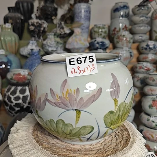 有孔 景德镇纯手工制作 E675