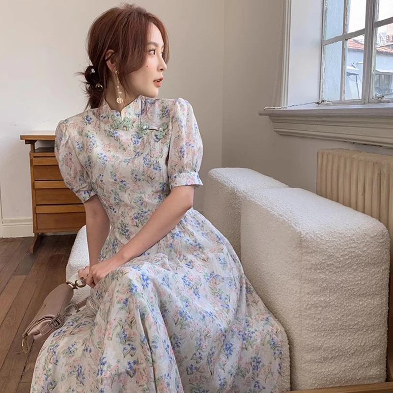 【海棠未雨 国风系列】国风改良旗袍 QL231079