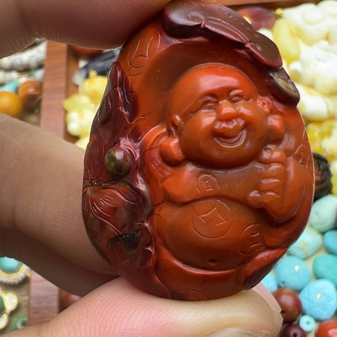 南红玛瑙颈饰未镶嵌j***a