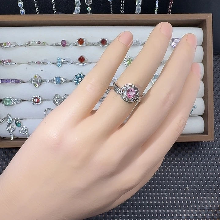 戒指托帕石合金986