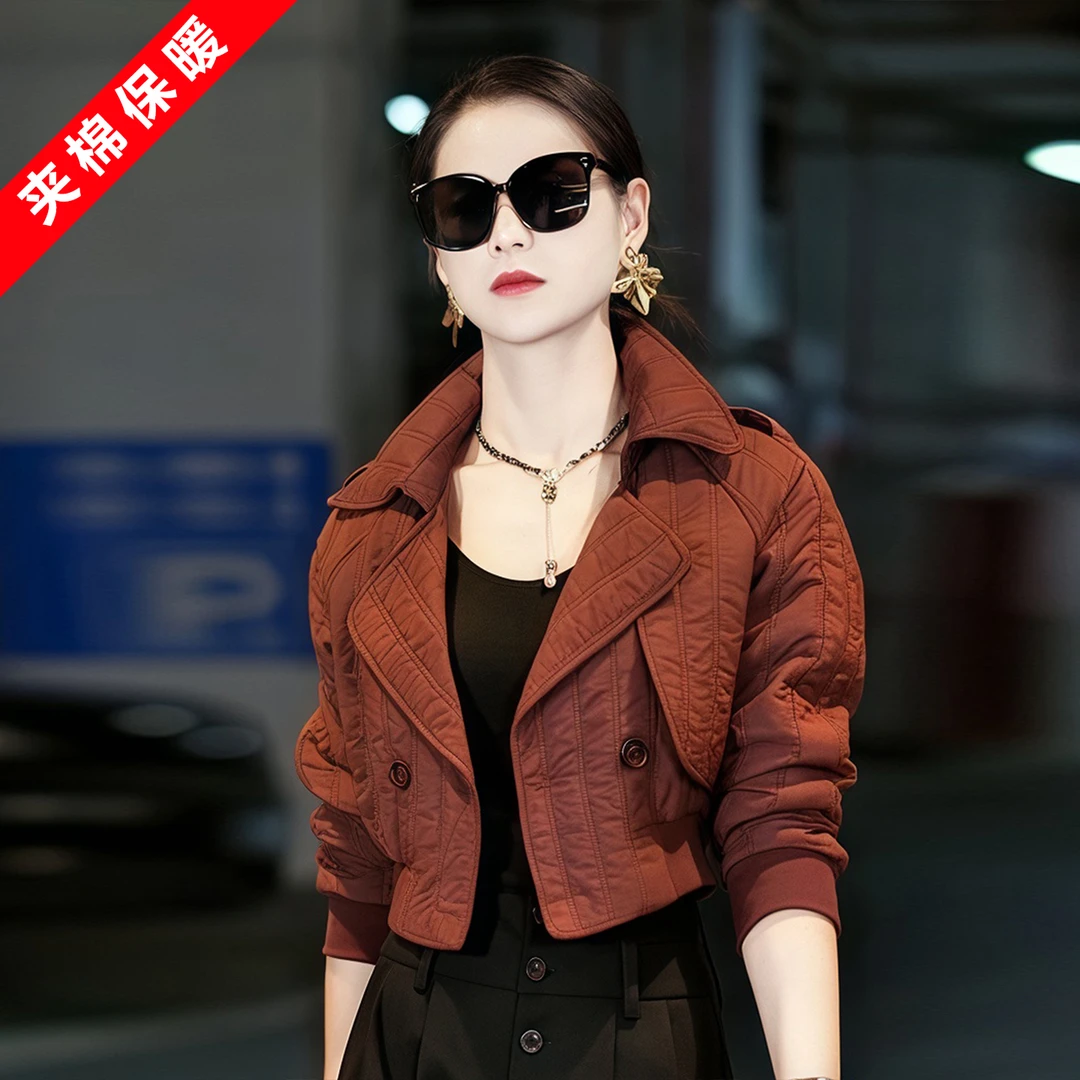 棉服女新款秋冬独特超好看保暖棉袄冬装今年流行爆款棉衣外套3606