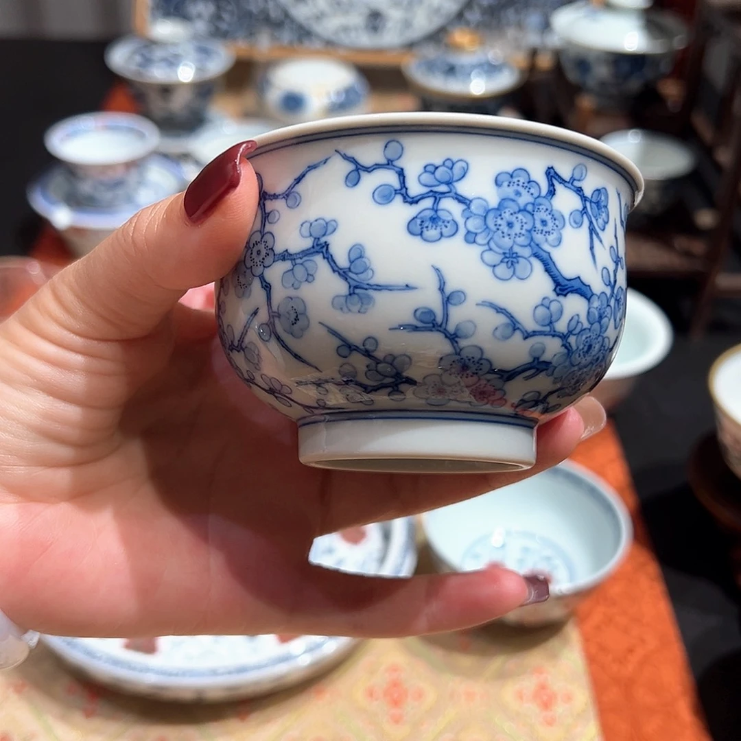 杯子梅花炉式主人杯 大容量
