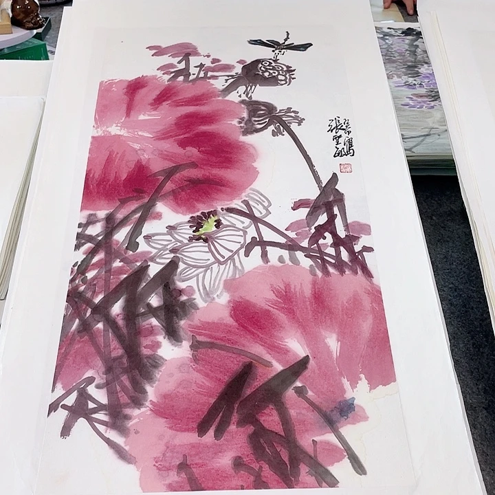 国画张圣敏先生纯手绘作品