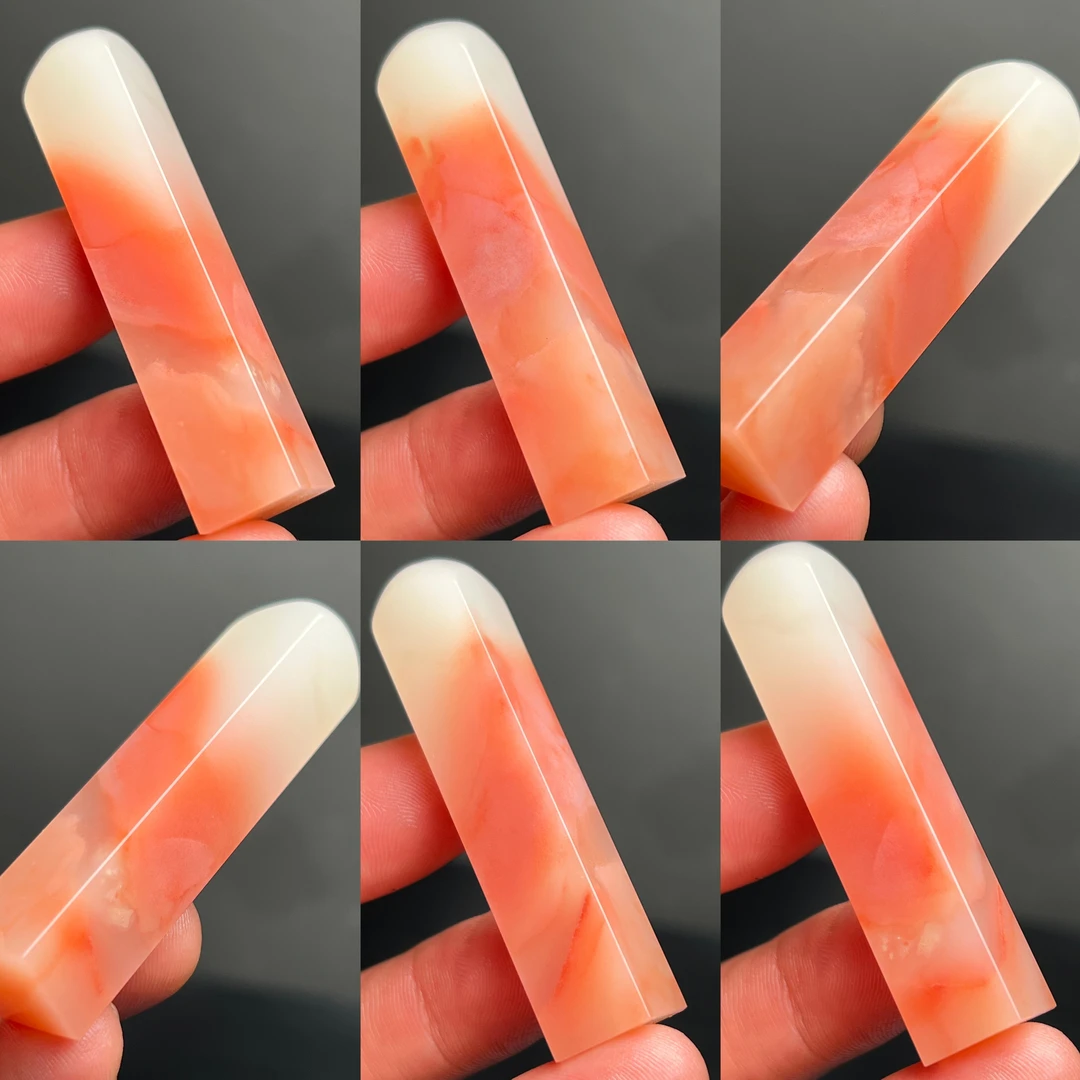 【限时特价】老挝结晶芙蓉白巧素章11.5-11.5-57mm