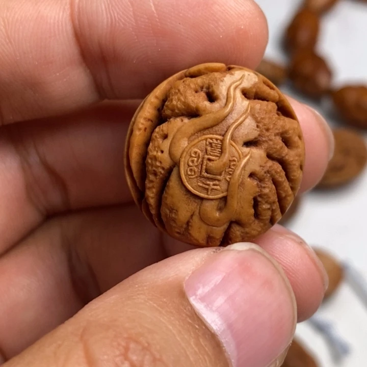 心***盏手串/手链橄榄核钱币