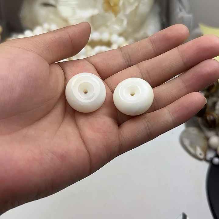 大果紫檀（缅甸花梨）两个小平安扣随机发