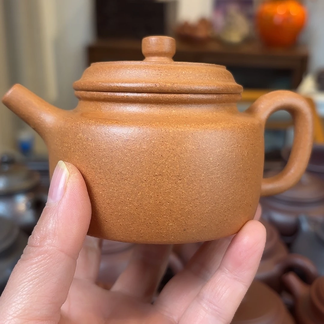 想***名紫砂茶壶黄金段全手工德仲孤品福利