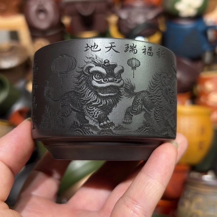 茶杯紫砂宜兴紫砂主人杯