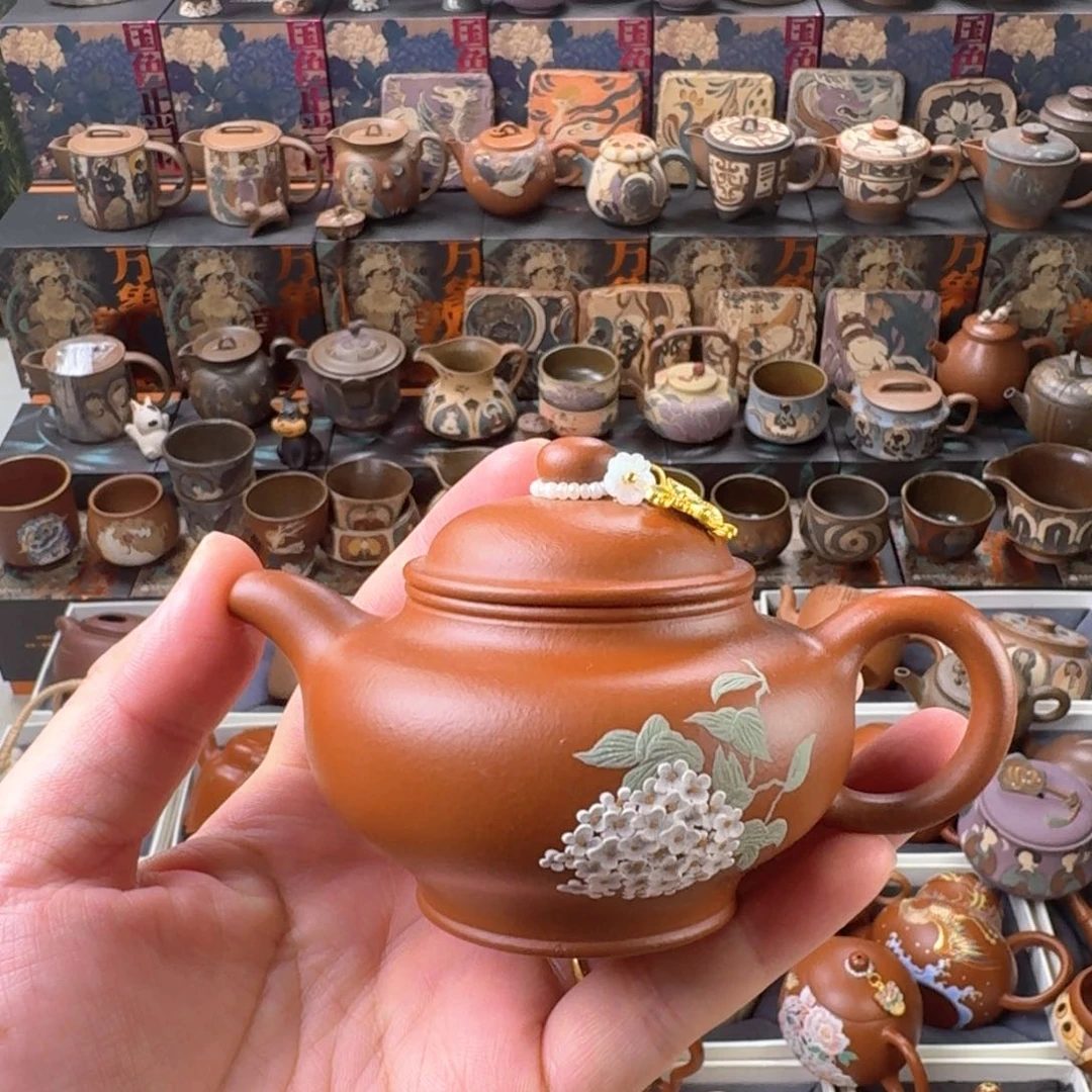 茶壶紫砂140cc原矿精工半手