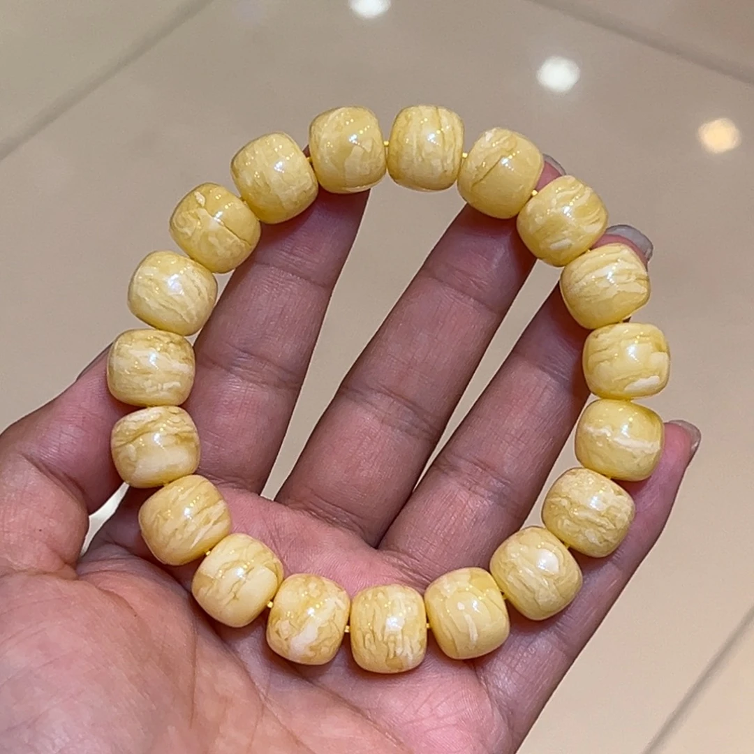 手链琥珀未镶嵌13➕浓蜡老型手串