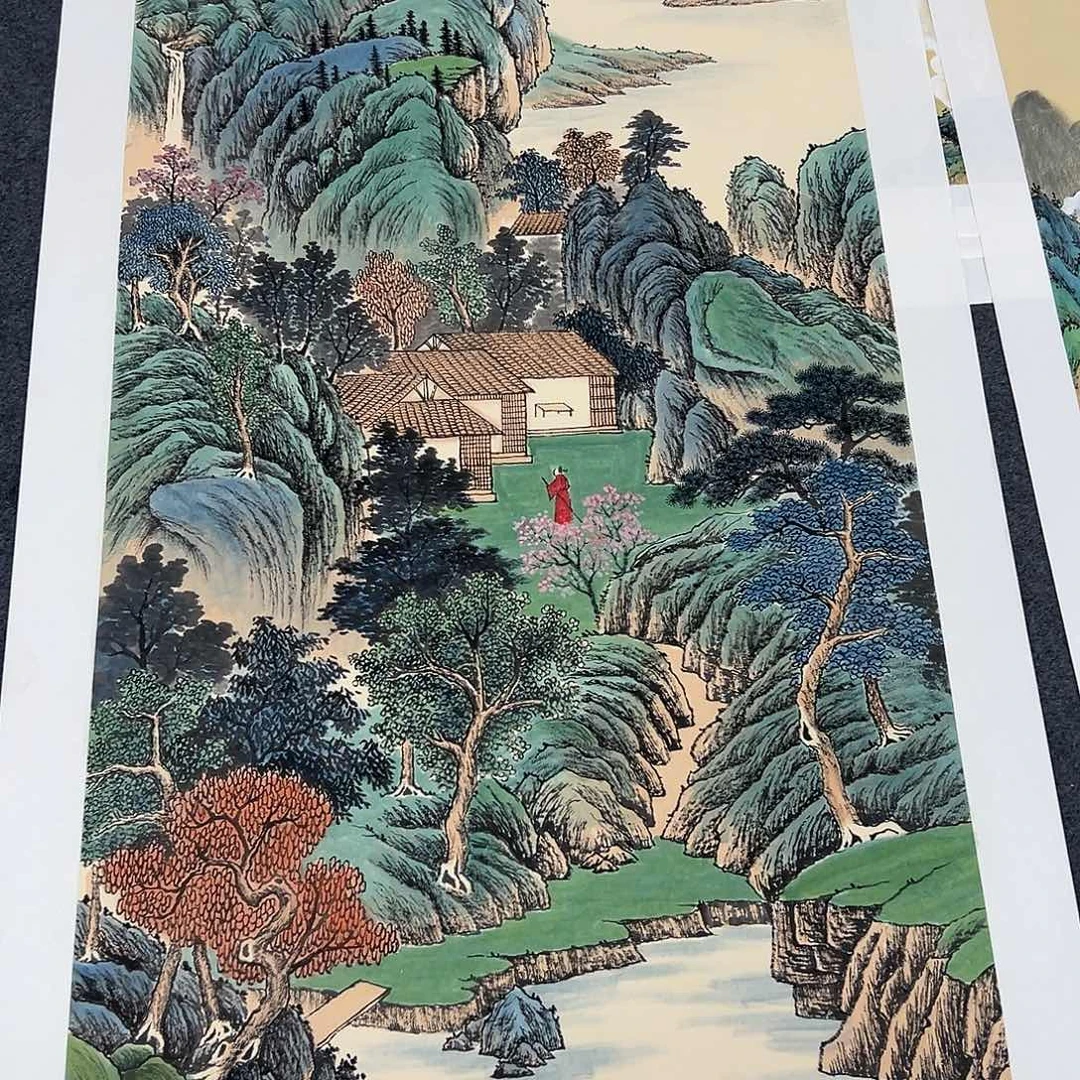 连***栈国画W国画单幅任发
